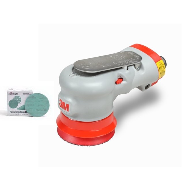 3M Random 2.5mm Orbital Sander 76mm Elite Series Non Vacuum + 120g Disc