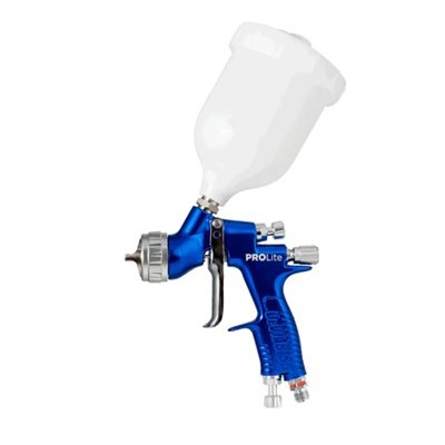 DEVILBISS Pro Lite 1.3mm Fluid Tip HV30 Air Cap Spray Paint Gun Blue