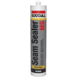 Soudal MS Sprayable Seam Sealer Grey 290ml Polymer