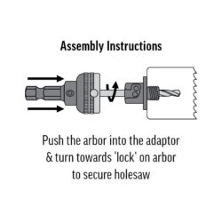 Pro Lock | Electricians Fast Change Holesaw Kit (10 PCE)