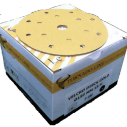 Tornado Velcro Discs 150mm 15 Holes 100Pk