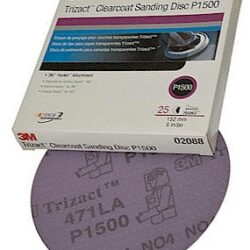 3M Trizact Hookit Clear Coat Sanding Discs P1500 150MM