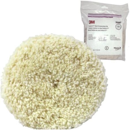 3M Perfect- it Wool Compounding Pad 150MM Quick Connect
