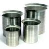 Aluminium Bevelled Edge Mixing Pots