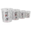 Le'Mix Paint Mixing Cups 1300ml