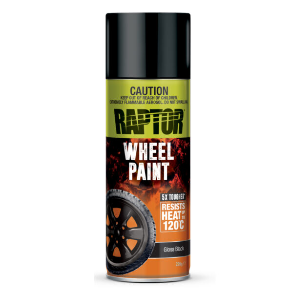 Upol RAPTOR High Temp Wheel Paint Gloss Black Aerosol – Smash Supplies